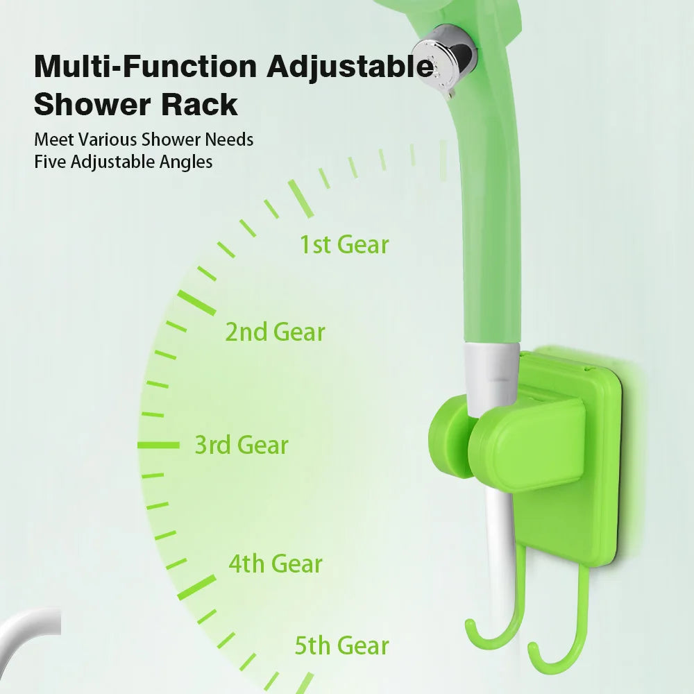 ๐ฟ Smart Camping Shower Kit โ 6000mAh Power ๐ Digital Display โข Adjustable Flow โข Outdoor Ready