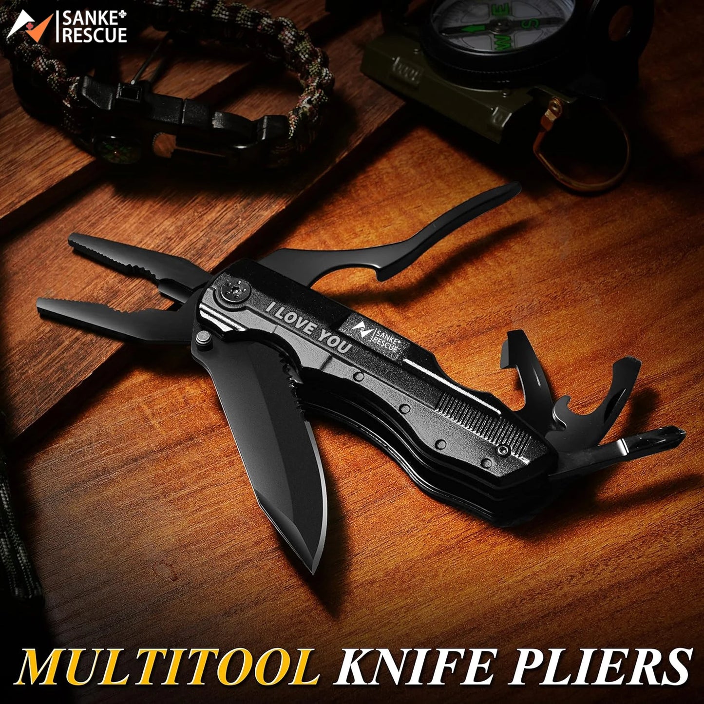 Ultimate Folding Knife & Pliers: Multi-Tool for Outdoor Adventures & Everyday Survival