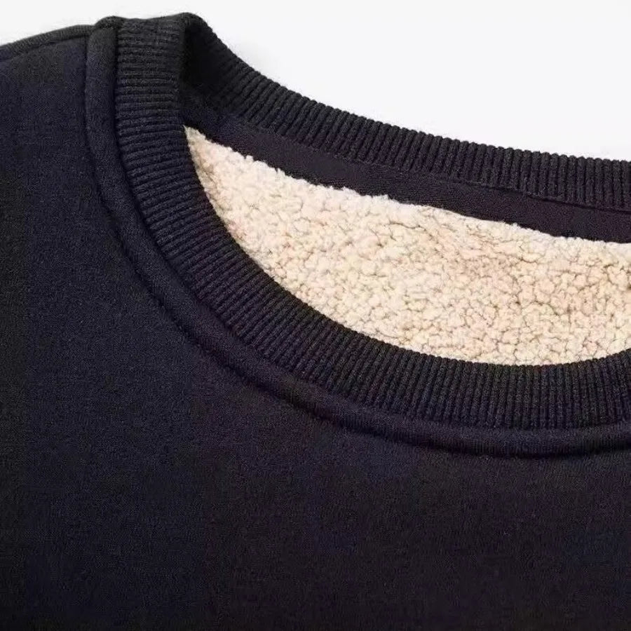 🧥 MEN'S WINTER FLEECE PULLOVER – SUPER WARM & COZY ❄️🔥