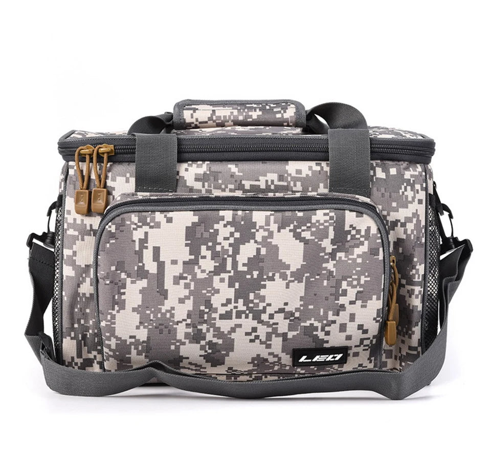 "Multi-Function Fishing Bag – Shoulder, Crossbody, or Waist Pack | Water-Resistant, Lightweight, and Spacious with Adjustable Strap | Large & Mini Sizes"
