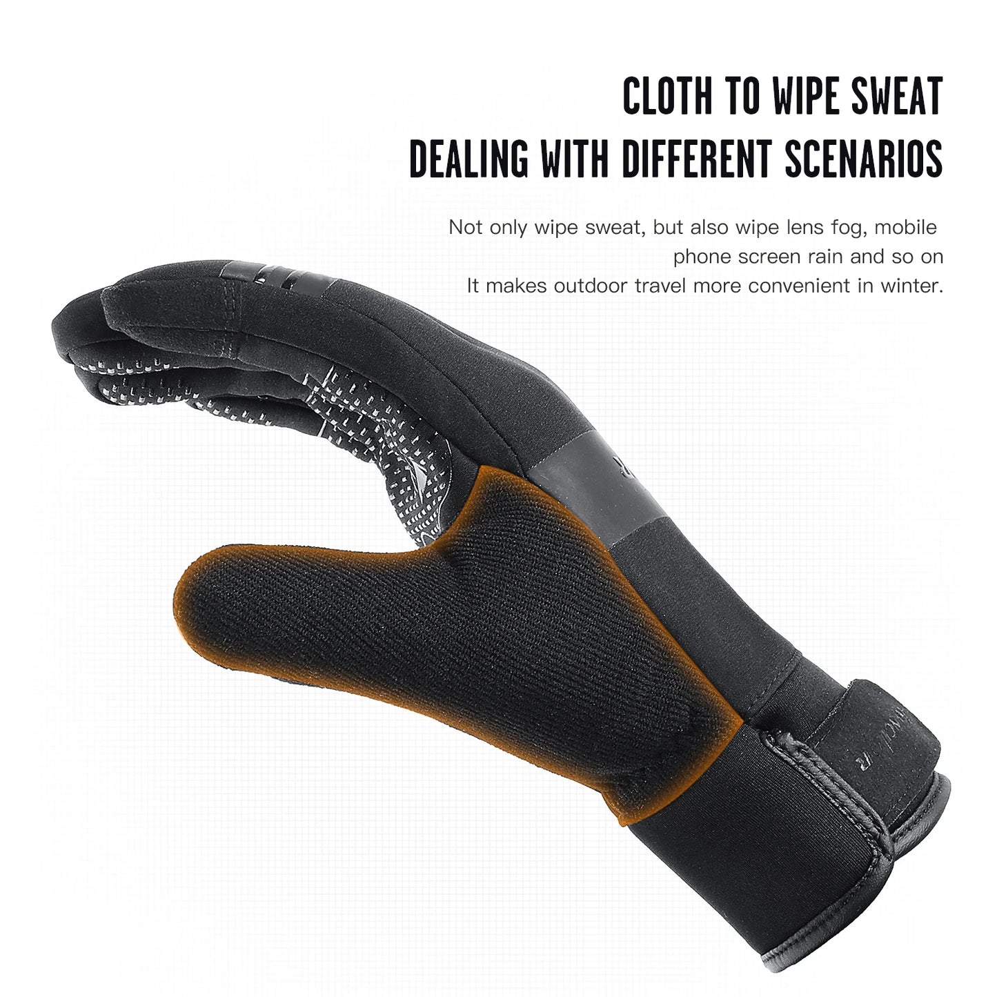 3M Winter Gloves - Waterproof, Warm, With Touchscreen capabilities for Cycling, Skiing, and The Outdoor enthusiast