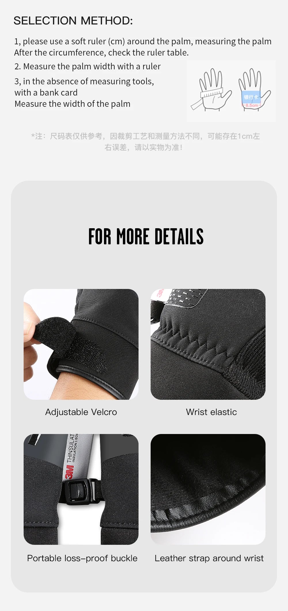 3M Winter Gloves - Waterproof, Warm, With Touchscreen capabilities for Cycling, Skiing, and The Outdoor enthusiast