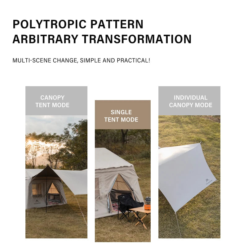 โบ 3โ4 Person Pop-Up Family Tent ๐ Waterproof โข Anti-UV โข Fast Setup for Beach or Camp