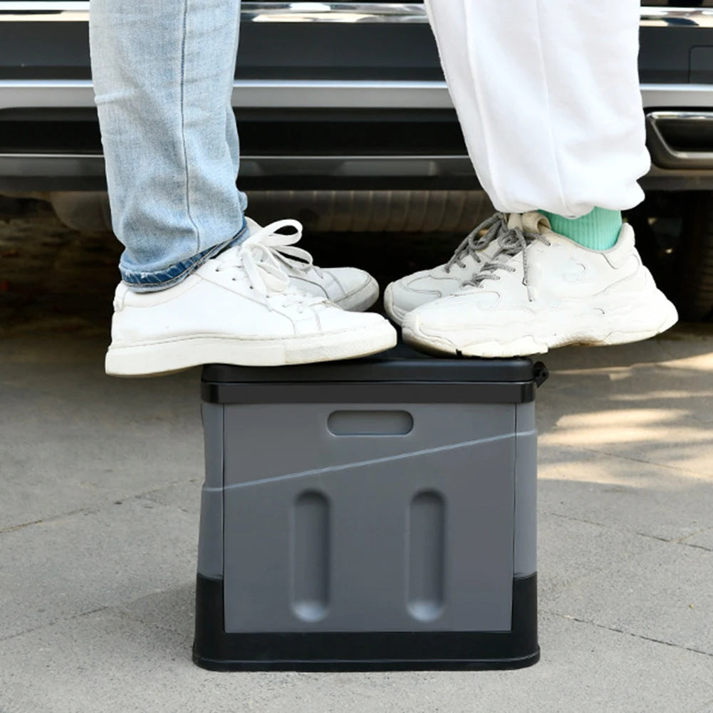 "Portable Folding Travel Toilet – Collapsible, Odor-Free, Outdoor & Car-Ready"