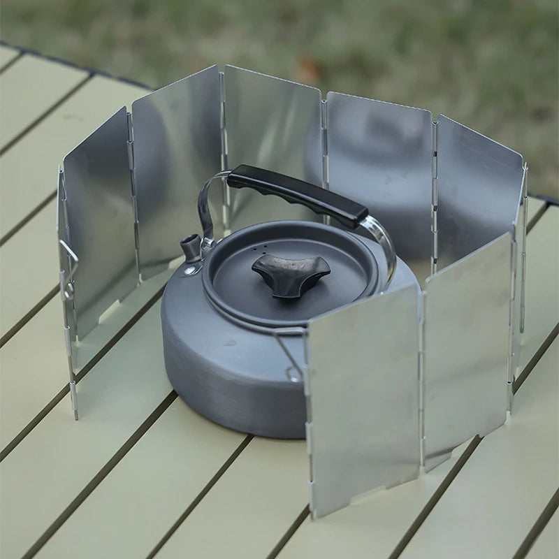 Foldable Aluminum Outdoor Stove Wind Shield