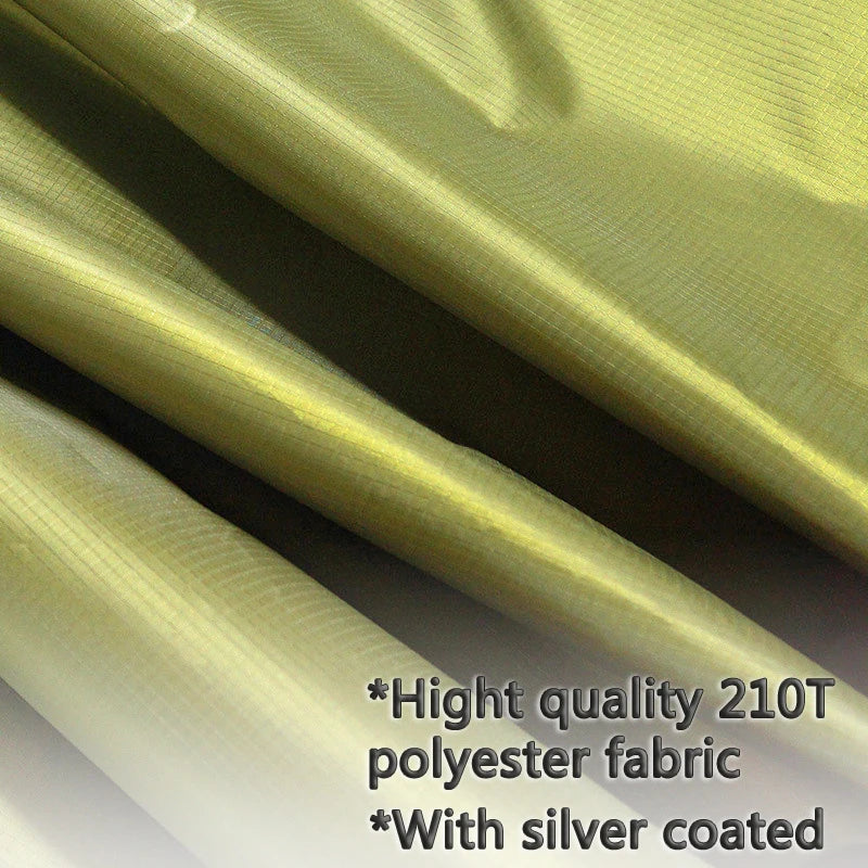 Waterproof Tactical Tent Tarp - 19 Hang Points, Lightweight Camping Sun Shelter