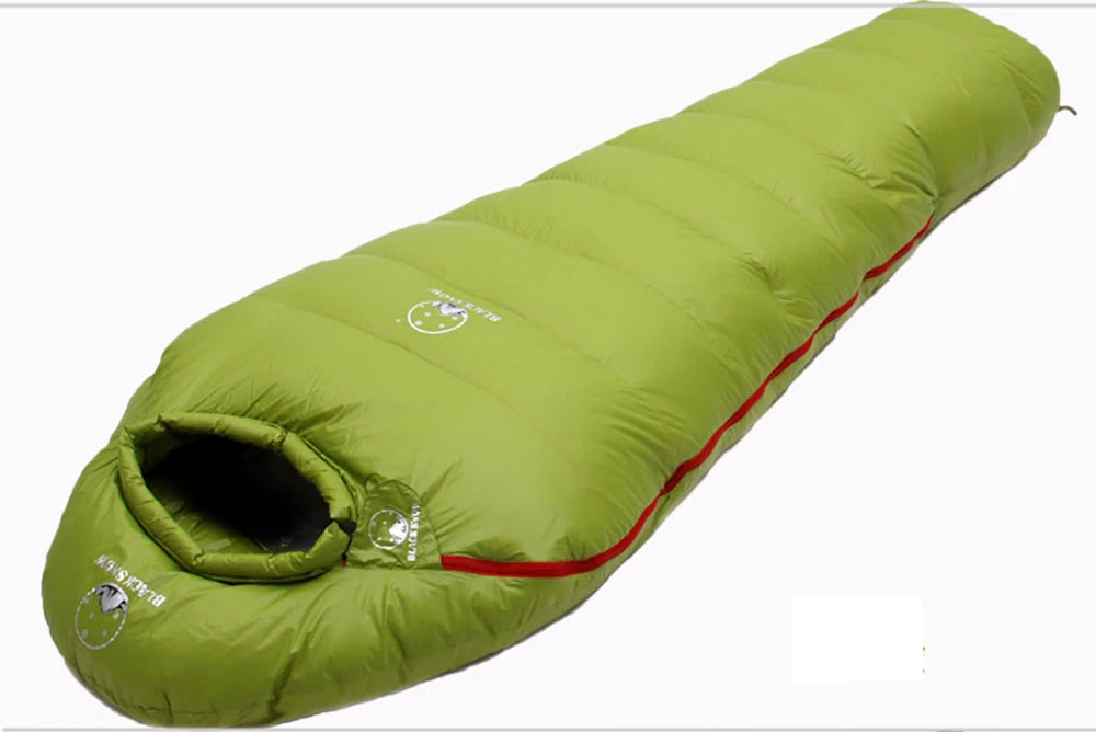 " Goose Down Mummy Sleeping Bag for Winter, with  4 Thickness Options, for Travel & Camping"