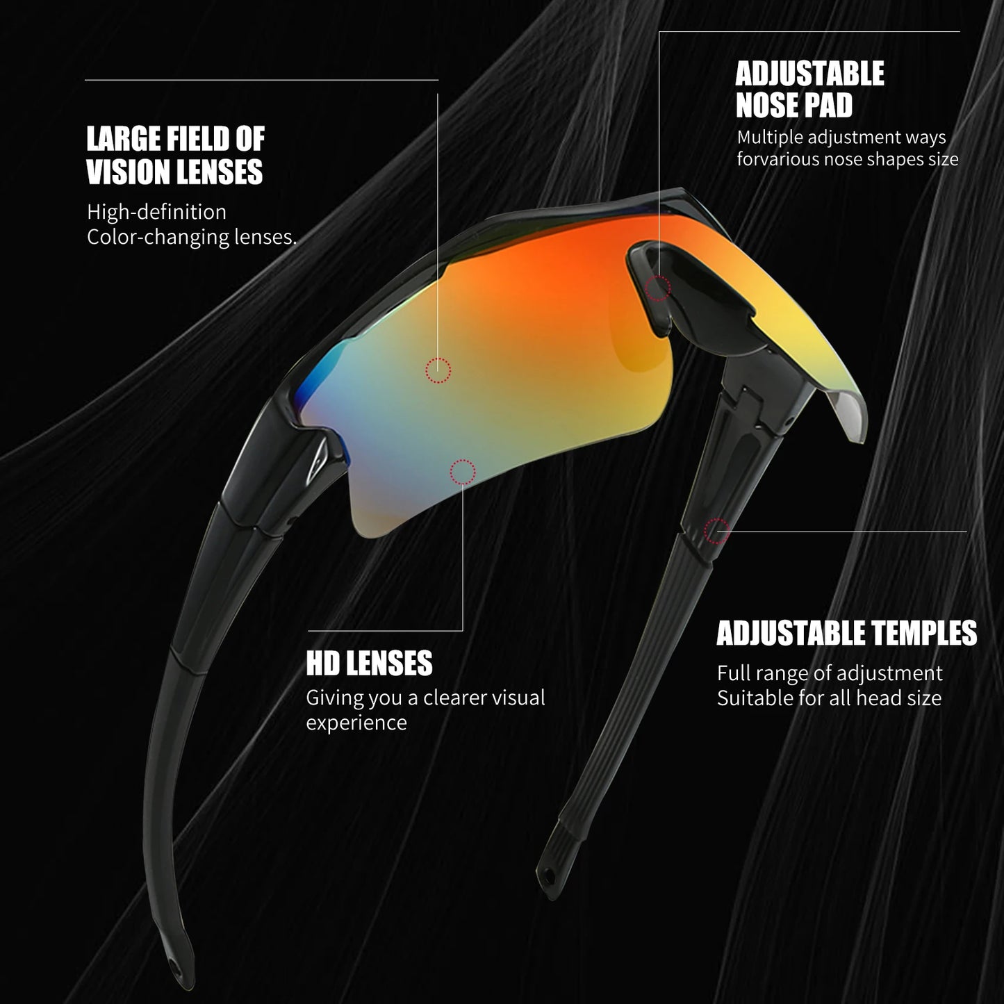 Anti-UV400 Running Goggles Driver Glasses