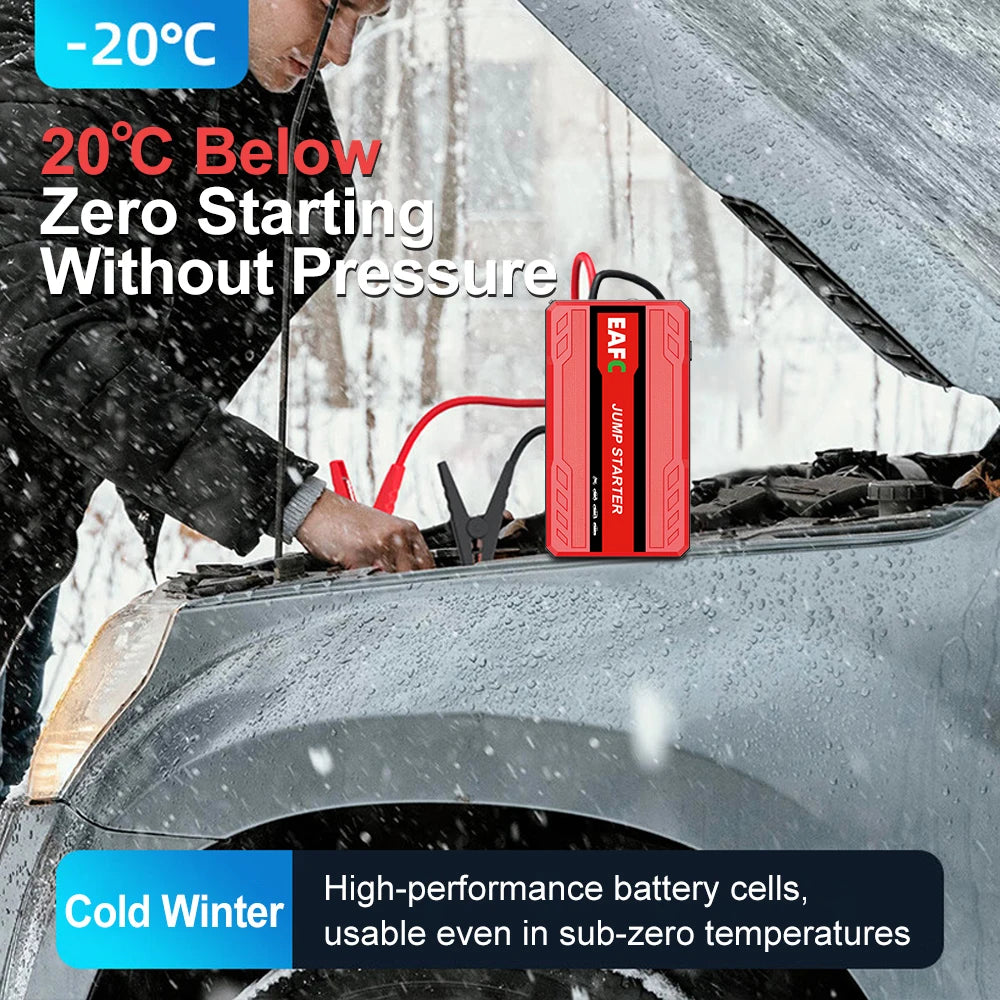 Car Jump Starter Battery Power Bank 600A Portable Emergency Starter Booster 12V Auto Starting Device for Petrol Vehicle Start