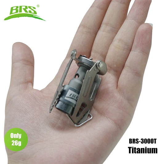 🔥 BRS-3000T Ultralight Gas Stove 🎒 25g Titanium Power for Fast Outdoor Cooking