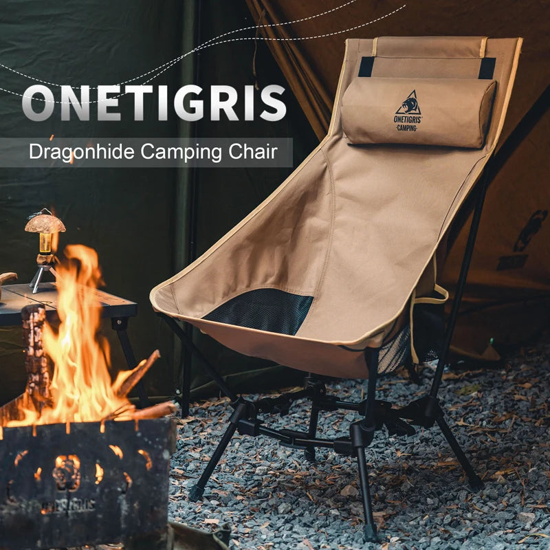 🪑 ONETIGRIS PORTABLE HIGH-BACK CAMPING CHAIR 🌲