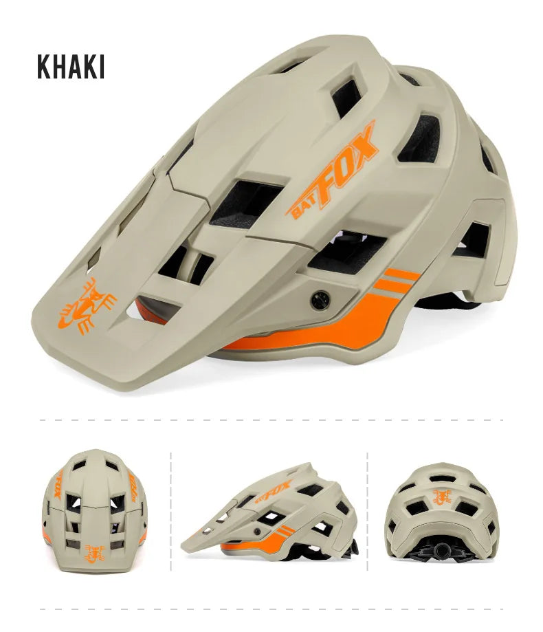BATFOX Men's MTB Cycling Helmet – Durable, Stylish Protection for Your Ride