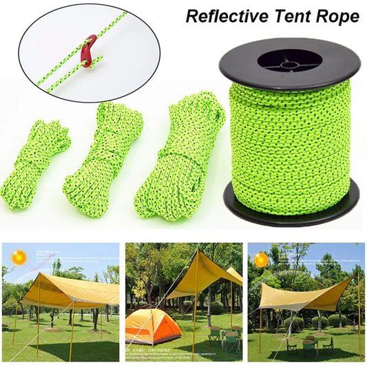 Reflective Tent Nylon Line Cord Rope