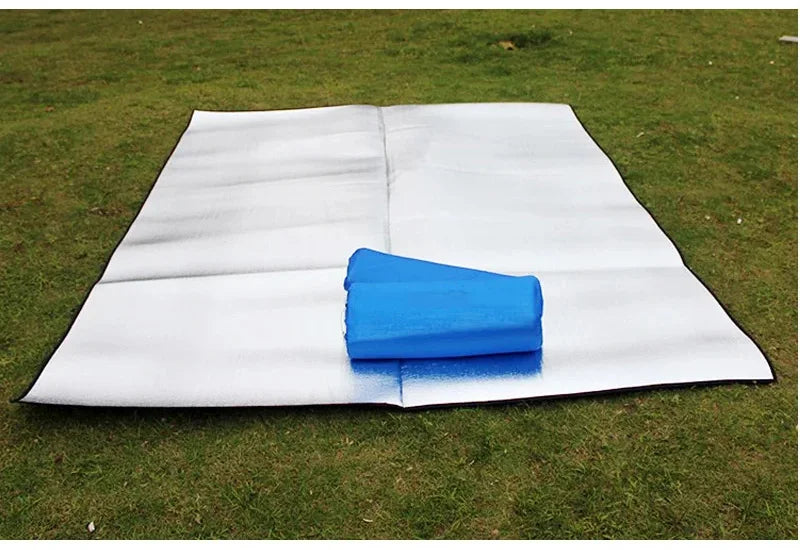 Thermal Camping Mat: Foam, Aluminum Insulation, Reflective Heat Pad