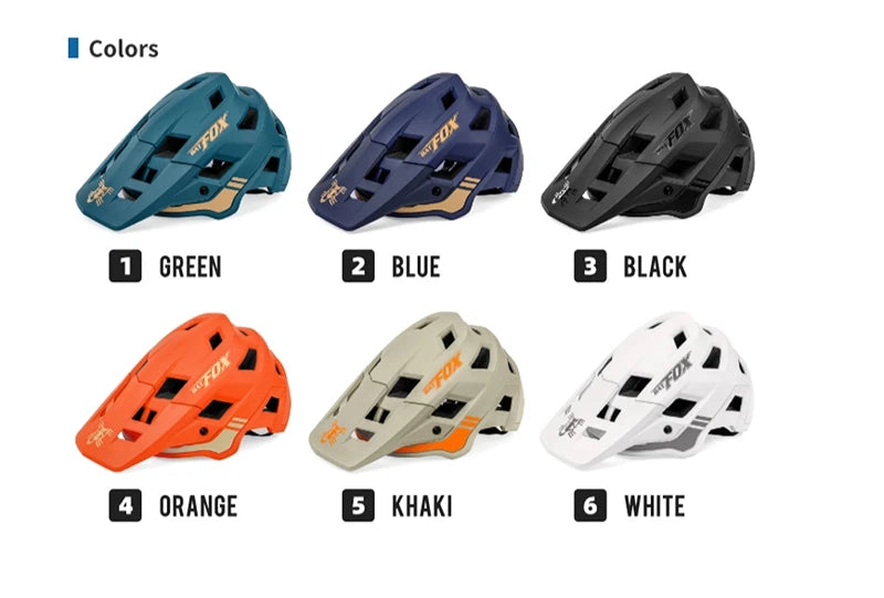 BATFOX Men's MTB Cycling Helmet – Durable, Stylish Protection for Your Ride