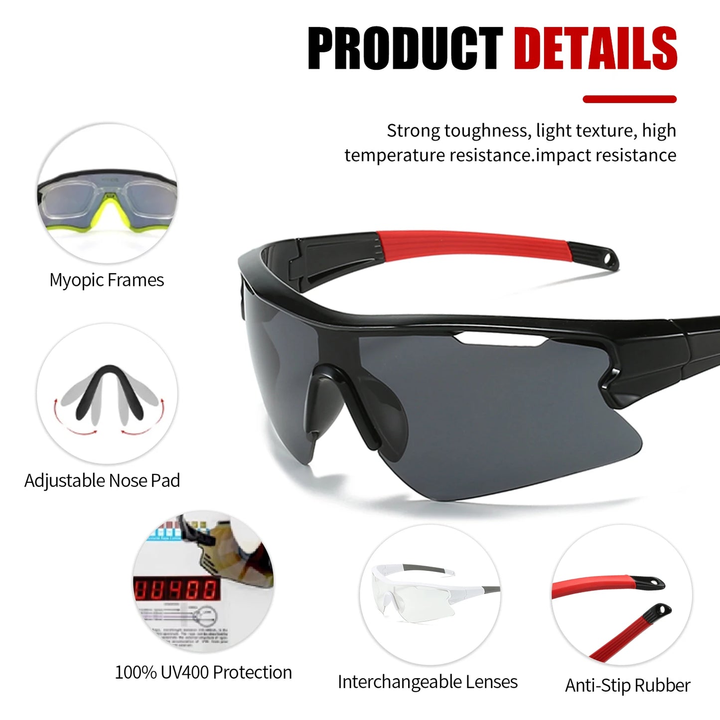 Anti-UV400 Running Goggles Driver Glasses