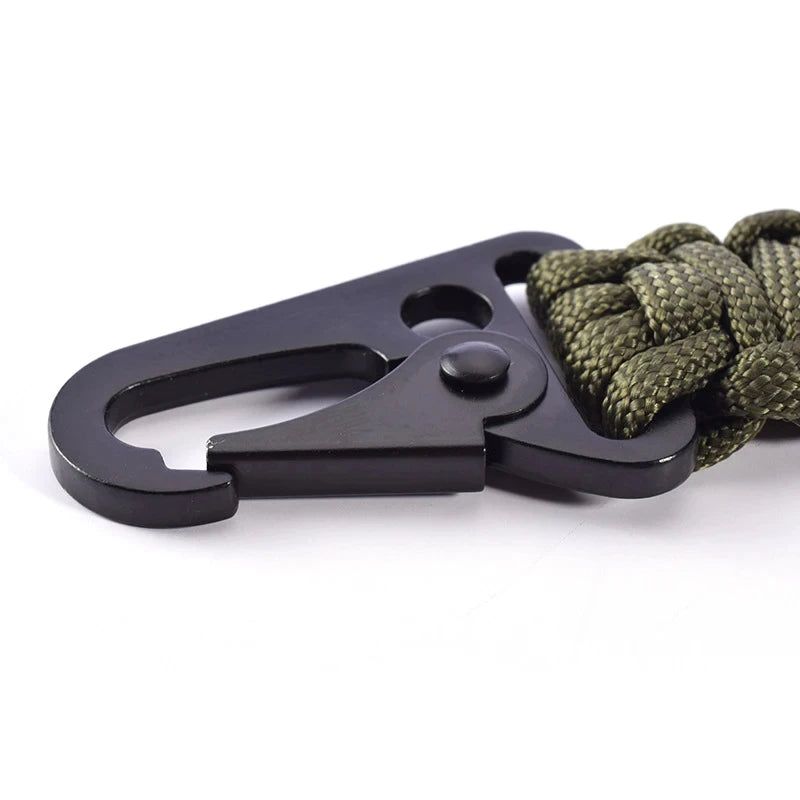 Outdoor Paracord Rope Keychain EDC Survival Kit