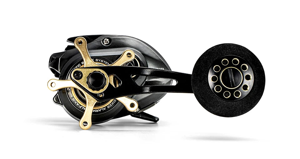 Soloking GKA300 Baitcasting Reel – 9.5KG Drag, 10 Bearings, 6.4:1 Gear Ratio, Drag Clicker, Single Power Handle