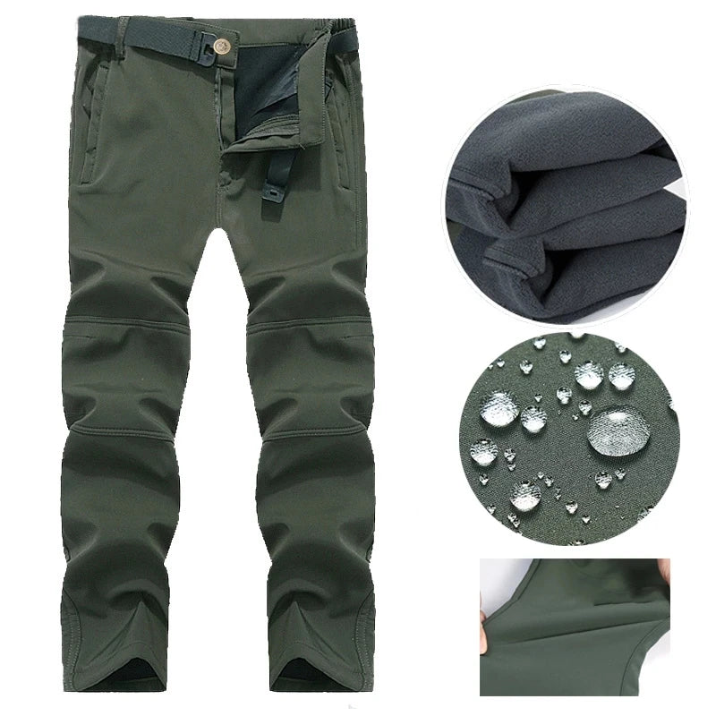 🧊 MEN'S AUTUMN WINTER SOFTSHELL FLEECE WATERPROOF SET ❄️