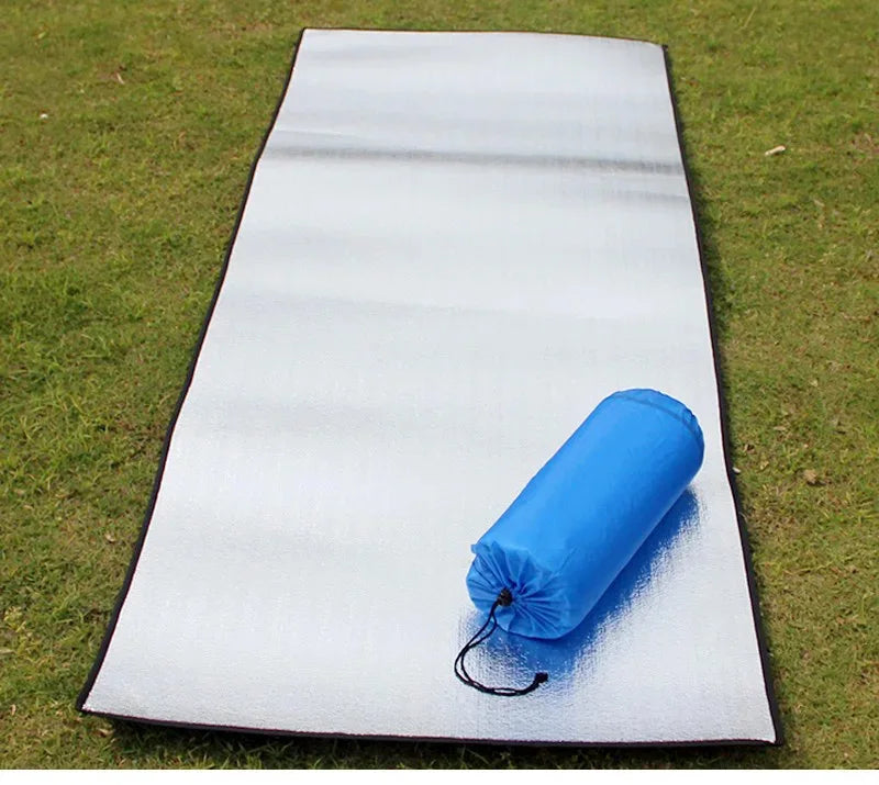 Thermal Camping Mat: Foam, Aluminum Insulation, Reflective Heat Pad