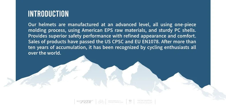 BATFOX Men's MTB Cycling Helmet – Durable, Stylish Protection for Your Ride