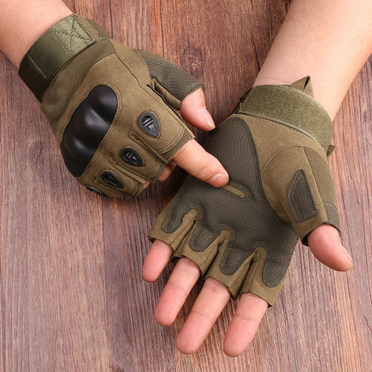 Outdoor Tactical  Half Finger Men's Gloves