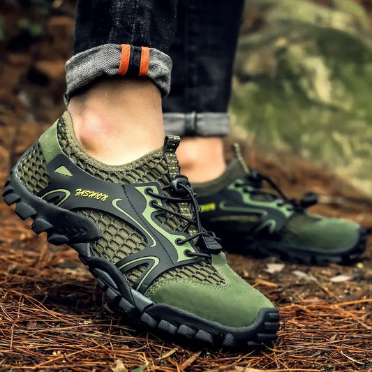 🥾 FAST OUTDOOR MEN'S WINTER SHOES ❄️🏞️ Anti-Slip, Wear-Resistant Hiking & Trekking Sneakers – Built for Cold Weather & Rugged Trails!