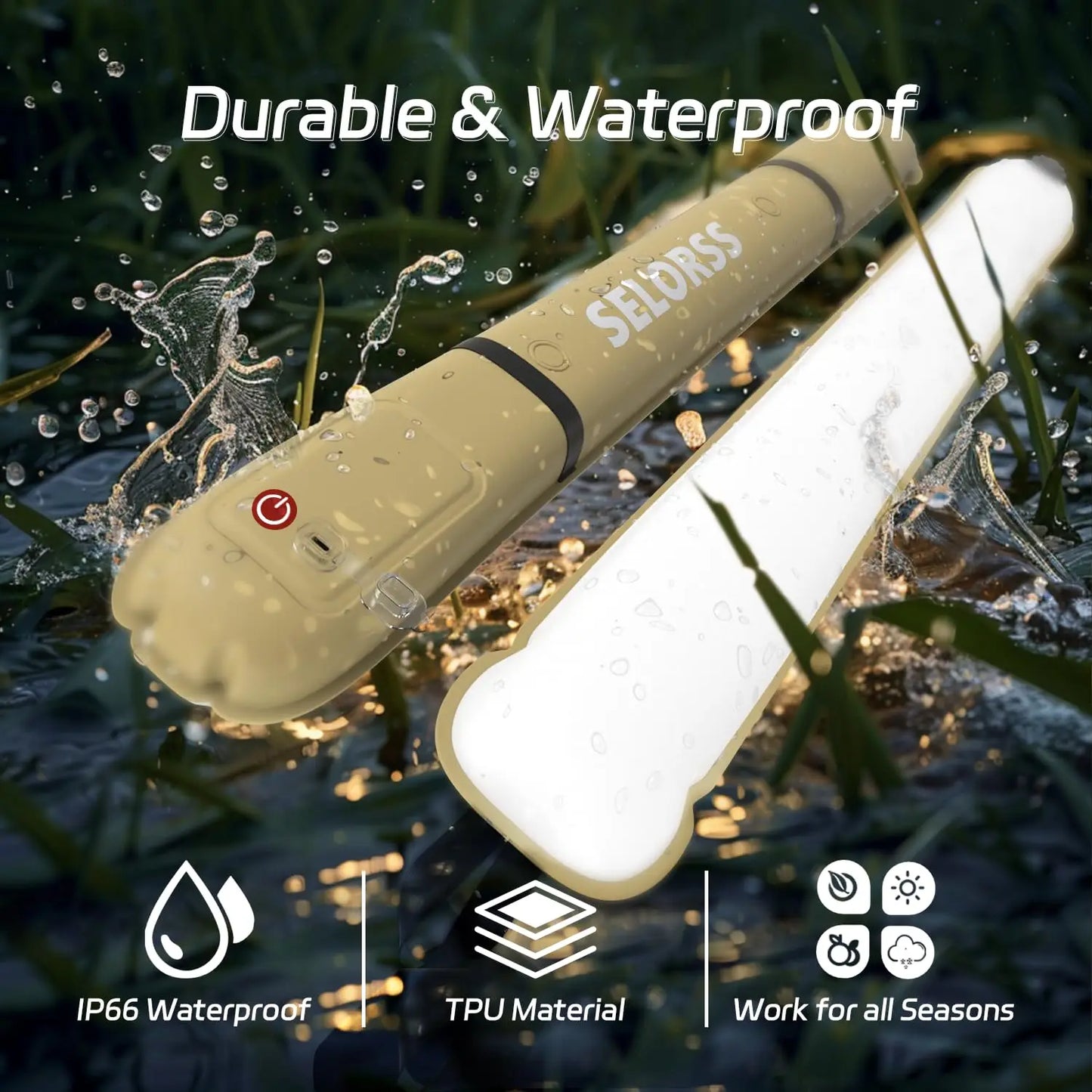 🔦 SELORSS RECHARGEABLE PORTABLE CAMPING SPOTLIGHT 💡