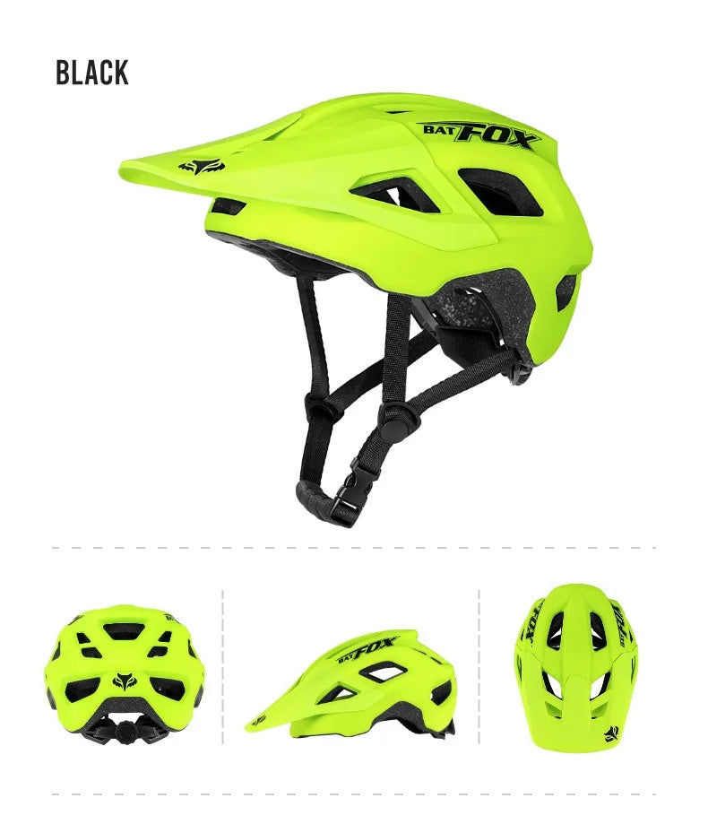 BATFOX Men's MTB Cycling Helmet – Durable, Stylish Protection for Your Ride