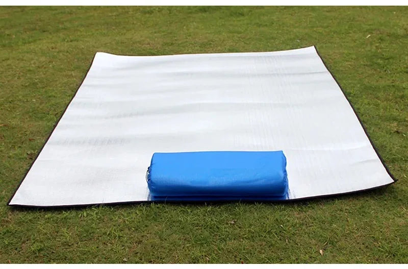 Thermal Camping Mat: Foam, Aluminum Insulation, Reflective Heat Pad