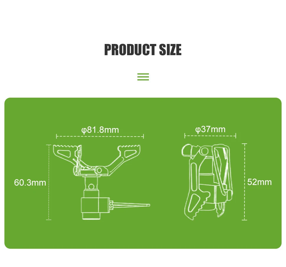 🔥 BRS-3000T Ultralight Gas Stove 🎒 25g Titanium Power for Fast Outdoor Cooking