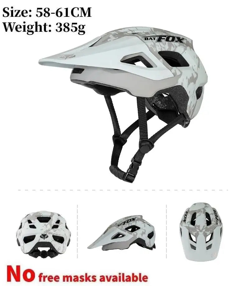 BATFOX Men's MTB Cycling Helmet – Durable, Stylish Protection for Your Ride