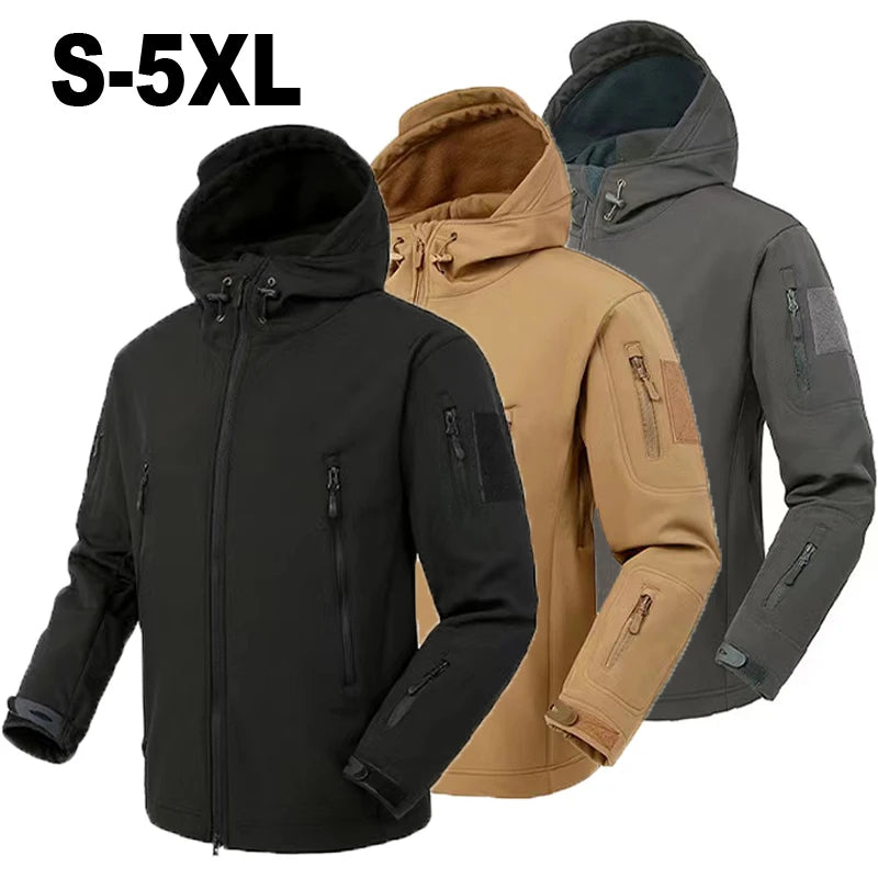 🧊 MEN'S AUTUMN WINTER SOFTSHELL FLEECE WATERPROOF SET ❄️