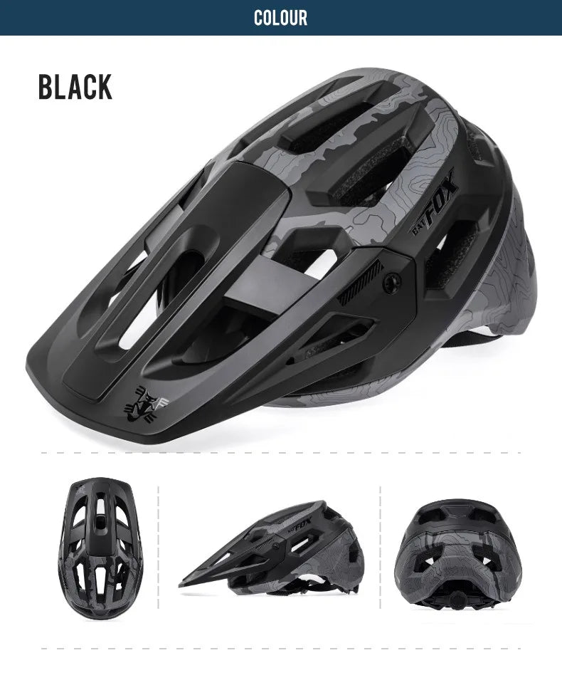 BATFOX Men's MTB Cycling Helmet – Durable, Stylish Protection for Your Ride