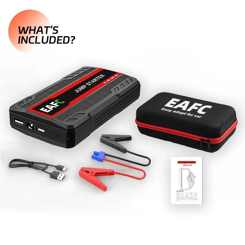 Car Jump Starter Battery Power Bank 600A Portable Emergency Starter Booster 12V Auto Starting Device for Petrol Vehicle Start