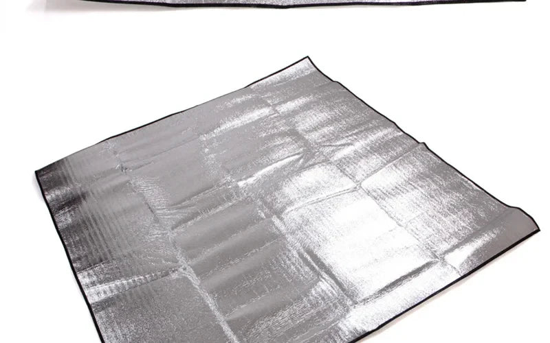 Thermal Camping Mat: Foam, Aluminum Insulation, Reflective Heat Pad