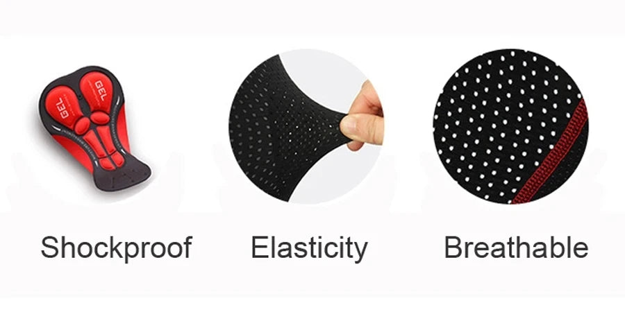🚴‍♂️ PRO BREATHABLE 5D GEL PADDED CYCLING SHORTS 🚴‍♂️