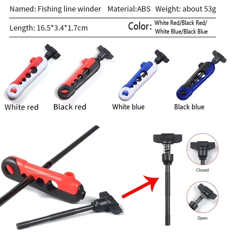 Portable Reel Fishing Line Winder