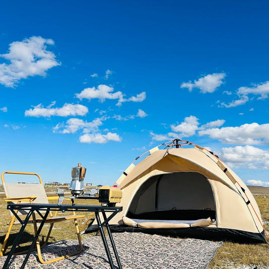 🏕️ Pop-Up Adventure Tent – Quick-Open, Waterproof Shelter for Sunny & Fun Family Days at the Beach or Campsite ☀️💧👨‍👩‍👧‍👦
