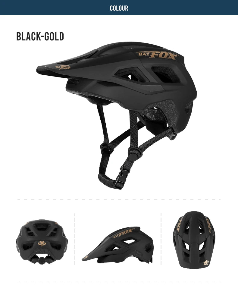 🚴‍♂️ BAT FOX MEN'S CYCLING HELMET – MTB / RACING SPEEDFRAME 🦊