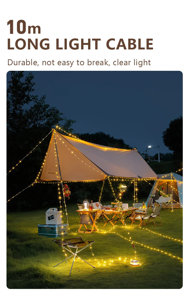 BISINNA Camping String Light USB Charging Lantern 1800mAh