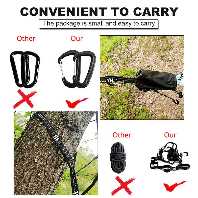 Ultralight 380T Nylon Camping Hammock Chair (20D)