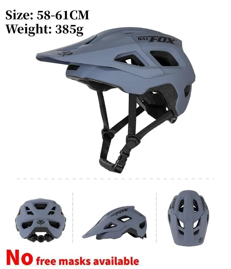 BATFOX Men's MTB Cycling Helmet – Durable, Stylish Protection for Your Ride