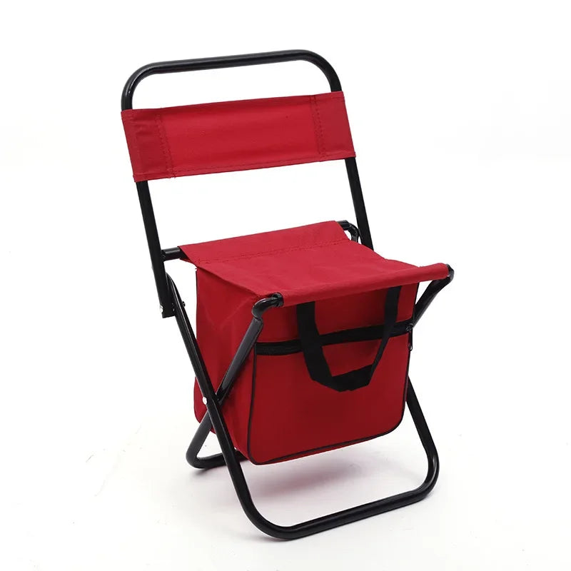 🎣 FISHING STOOL FOLDING CHAIR – COOLER SEAT & BACKREST 🪑