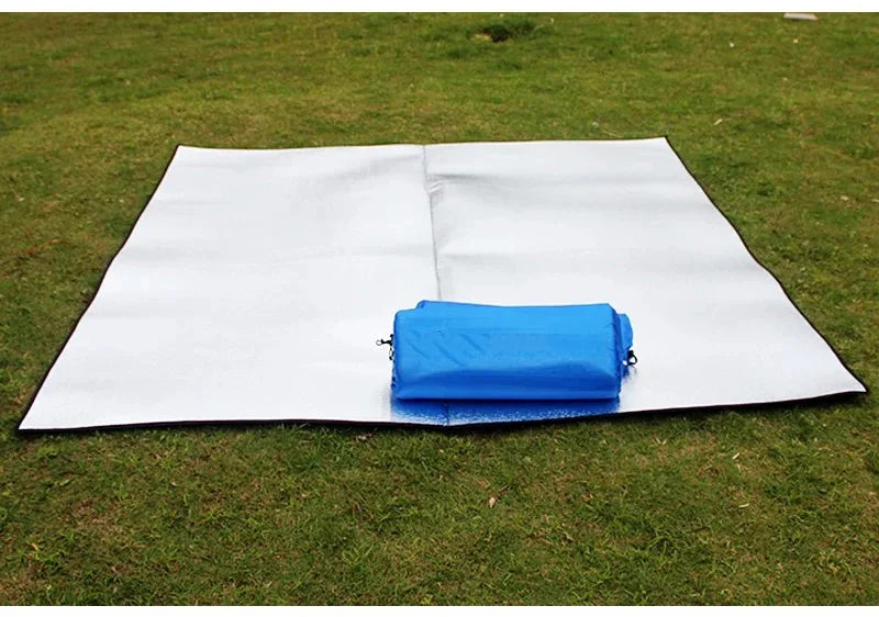 Thermal Camping Mat: Foam, Aluminum Insulation, Reflective Heat Pad