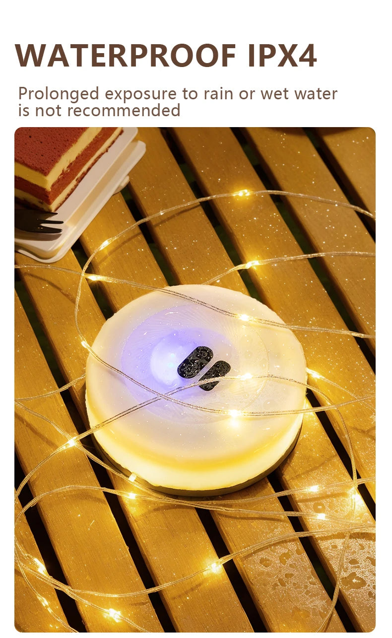 BISINNA Camping String Light USB Charging Lantern 1800mAh