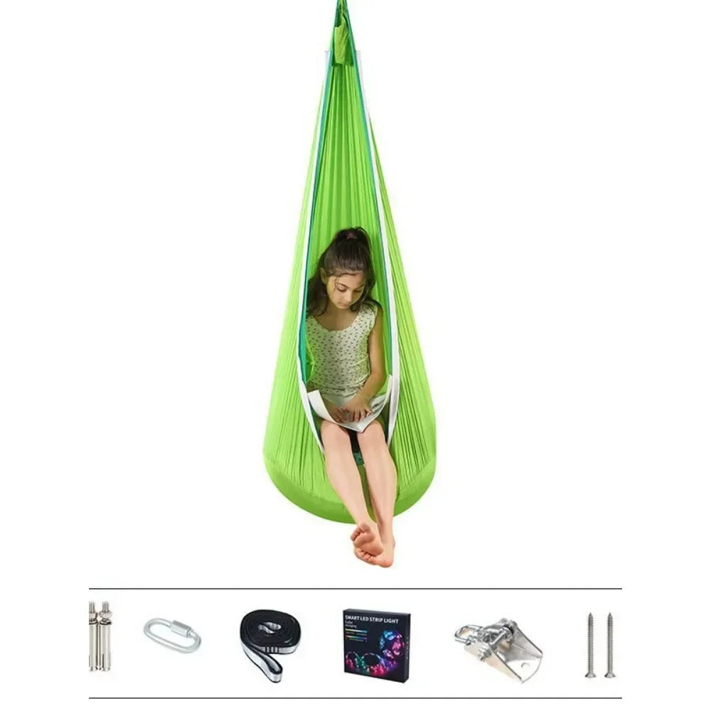 Indoor/Outdoor Hammock Chair Swing for Relaxation and Camping