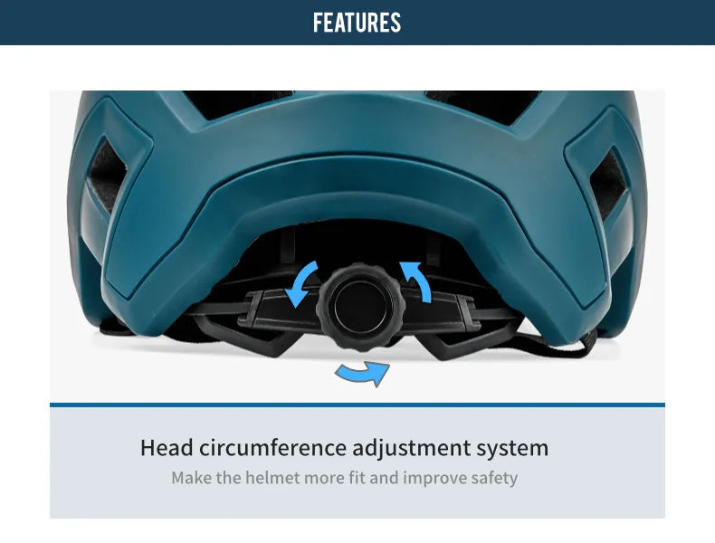 BATFOX Men's MTB Cycling Helmet – Durable, Stylish Protection for Your Ride