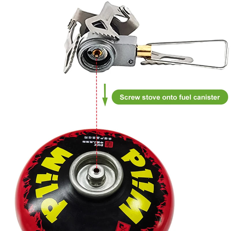 🔥 BRS-3000T Ultralight Gas Stove 🎒 25g Titanium Power for Fast Outdoor Cooking