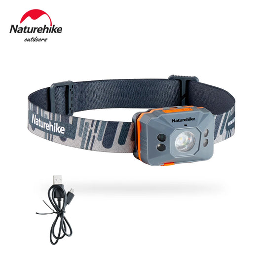 Naturehike LED Headlamp, USB Rechargeable  for Camping & Fishing